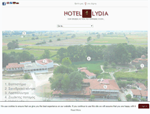 Tablet Screenshot of hotel-lydia.gr